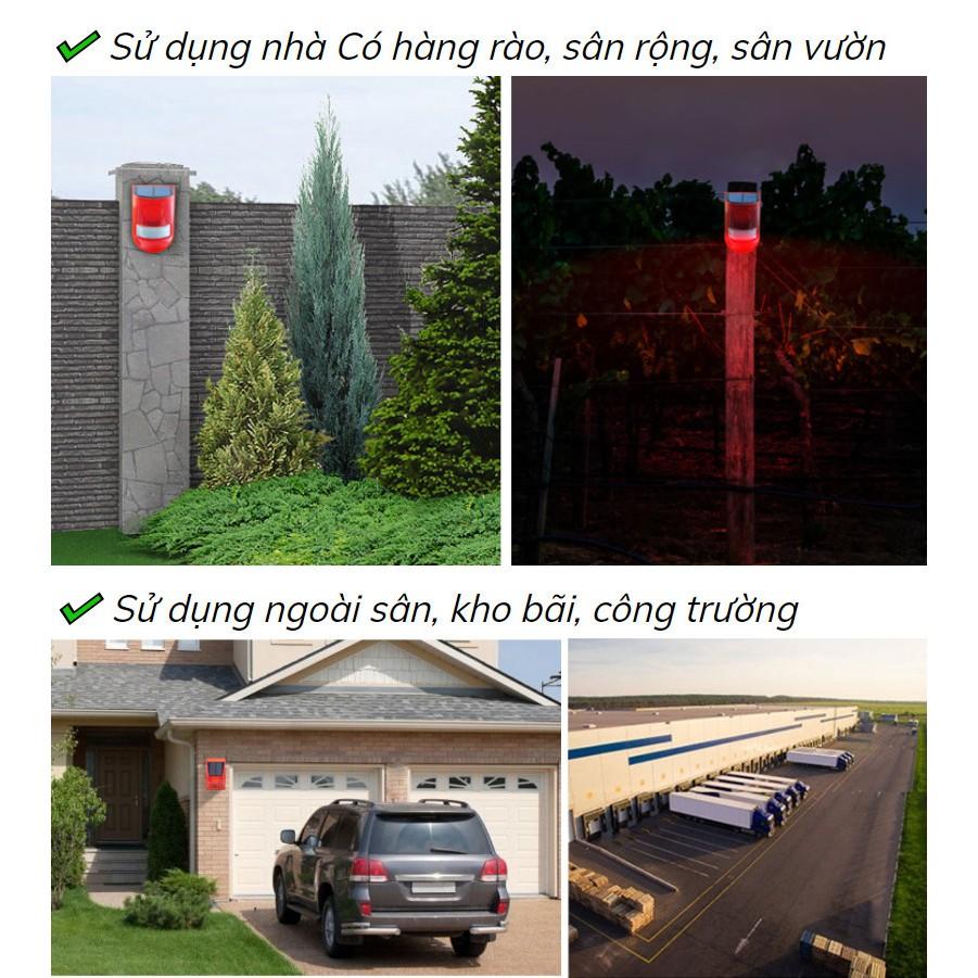 LOA BÁO ĐỘNG CHỐNG TRỘM - Cảm Biến Hồng Ngoại Năng Lượng Mặt Trời - Home and Garden