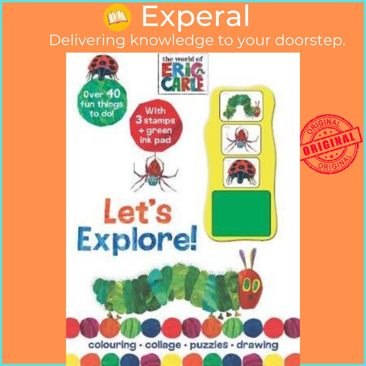 Sách - The World of Eric Carle Let's Explore! : Colouring, Collage, Puzzle by Parragon Books Ltd