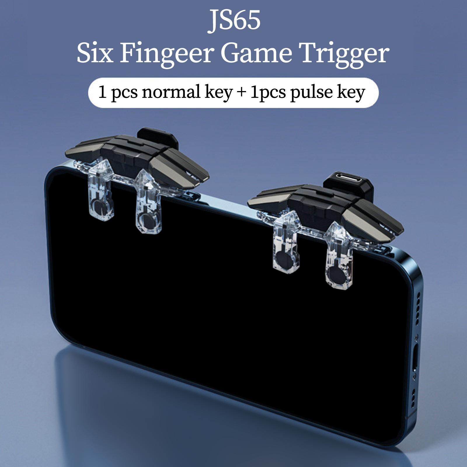 2 Pieces Mobile Game Trigger for Portable Mobile Joystick Trigger