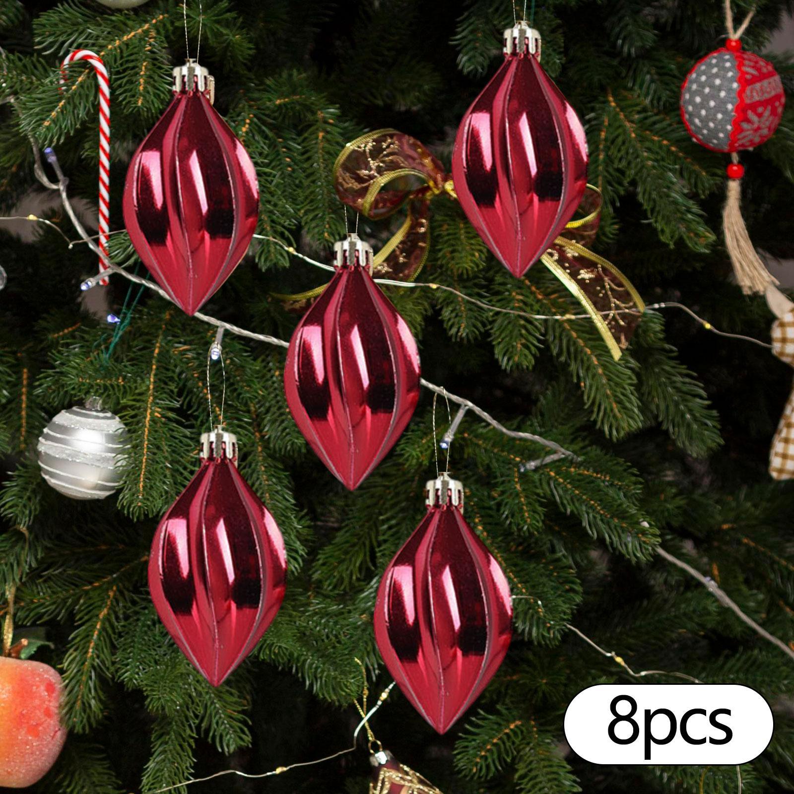 8Pcs Christmas Pendant Christmas Tree Decoration Christmas Tree Pendant Decorations for Photo Props Bedroom Fall Party Favors