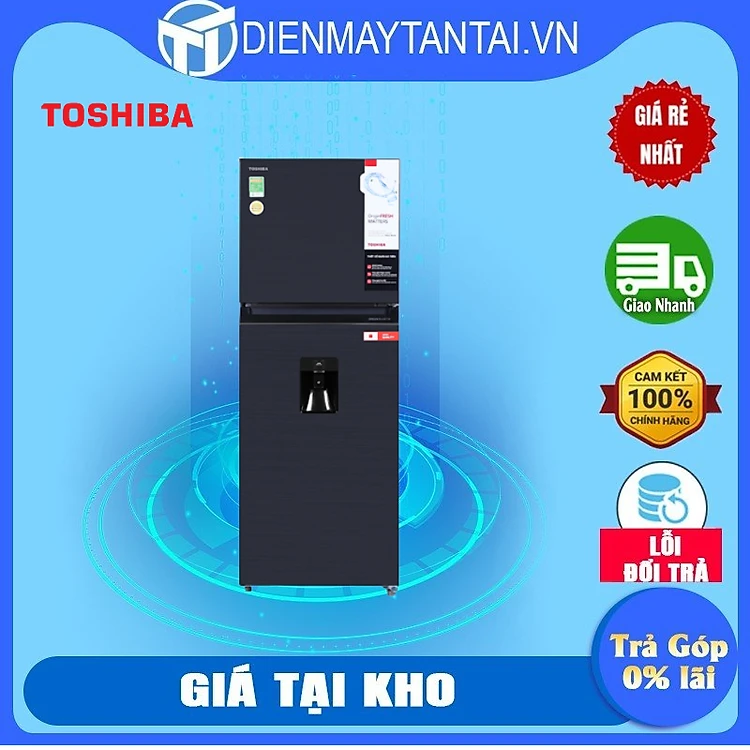 Tủ lạnh Toshiba 311 lít RT395WE-MG - hàng chính hãng - chỉ giao hcm