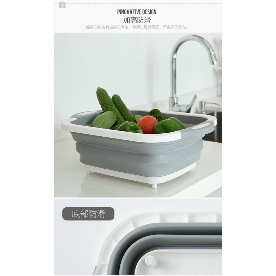 Combo 2 chậu gấp gọn thông minh siêu đẹp siêu tiện ích br00399