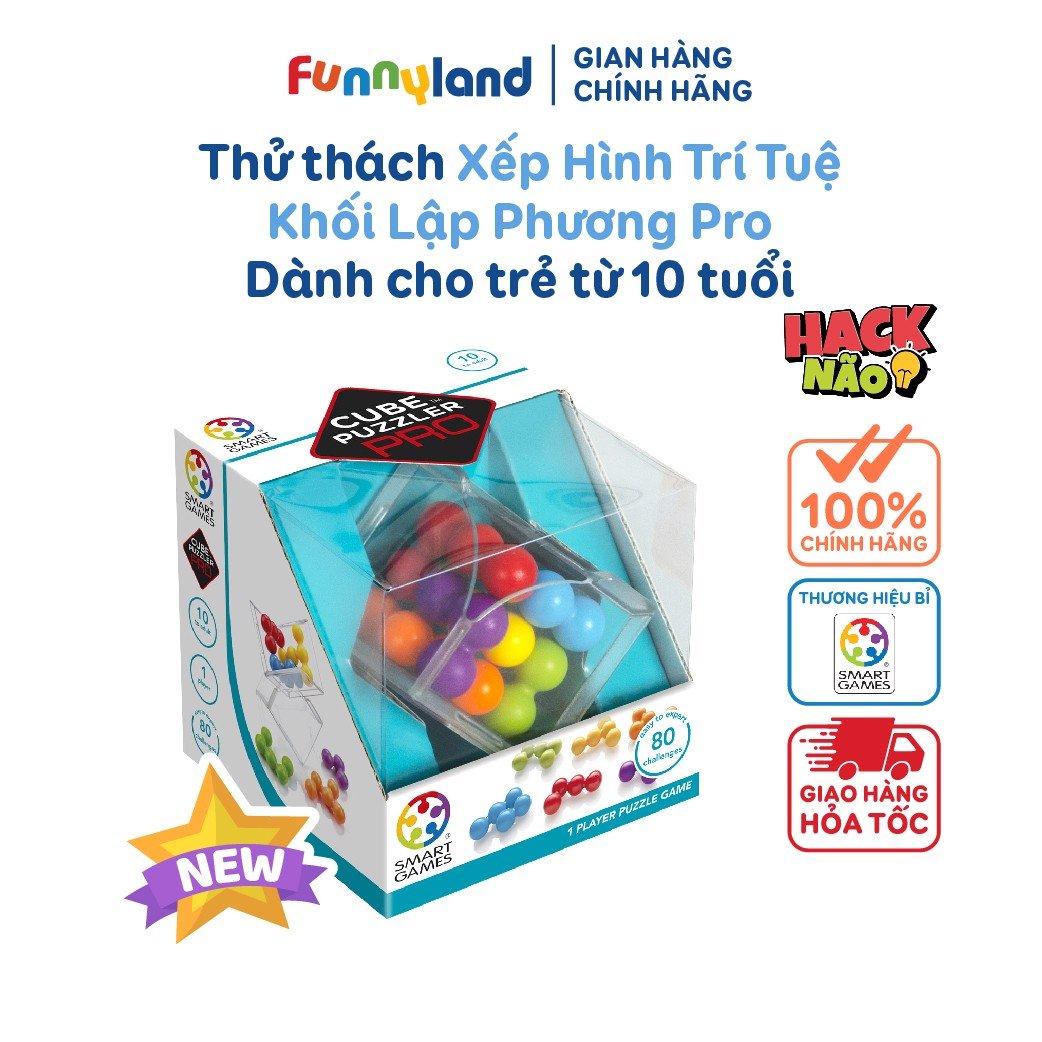 Đồ chơi trí tuệ SmartGames Cube Puzzler - PRO Thử thách Xếp Hình Trí Tuệ Khối Lập Phương Pro cho bé từ 10 tuổi