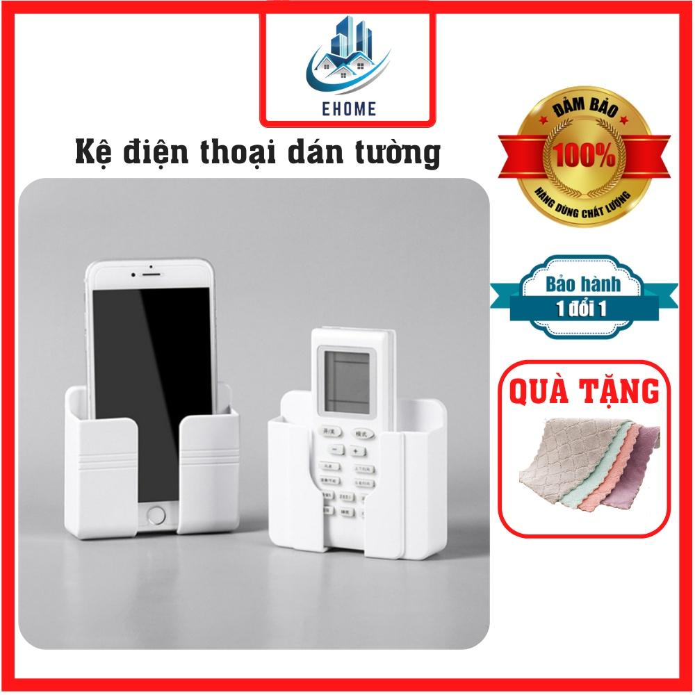 Kệ điện thoại điều khiển tivi dán tường đa năng tiện ích chắc chắn
