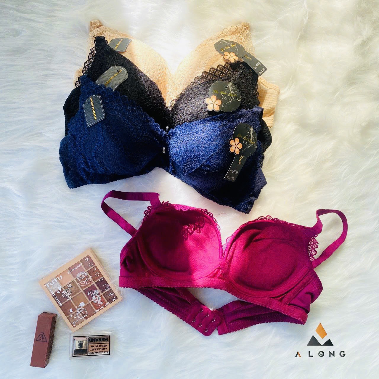 ÁO NGỰC REN KHÔNG GỌNG , ĐỆM 3P DÀY SIZE 36-38 DÀNH CHO NỮ