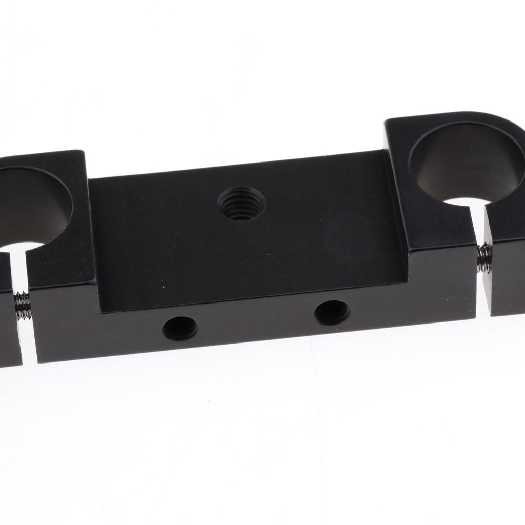 1/4" M5 Screw Thread Rod Clamp Rail Block for 15mm Rod DSLR Rig Rail System