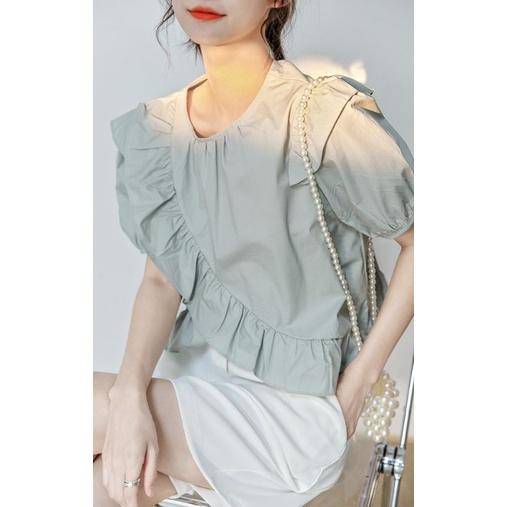 Áo sơ mi tay bồng tiểu thư AO011