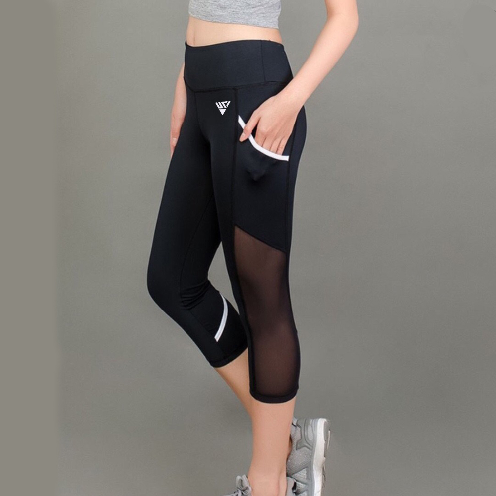 Quần Legging Lửng Tập Gym Nữ Thời Trang - Quần Legging Thun Lạnh Co Giãn 4 Chiều