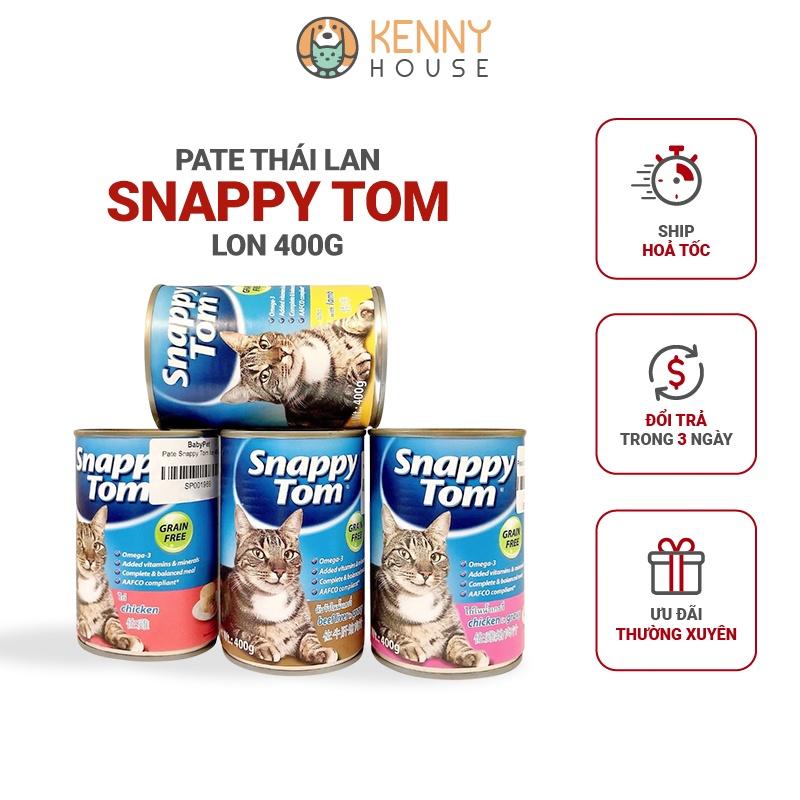 Pate mèo Snappy Tom lon 400g Pate mèo chất lượng