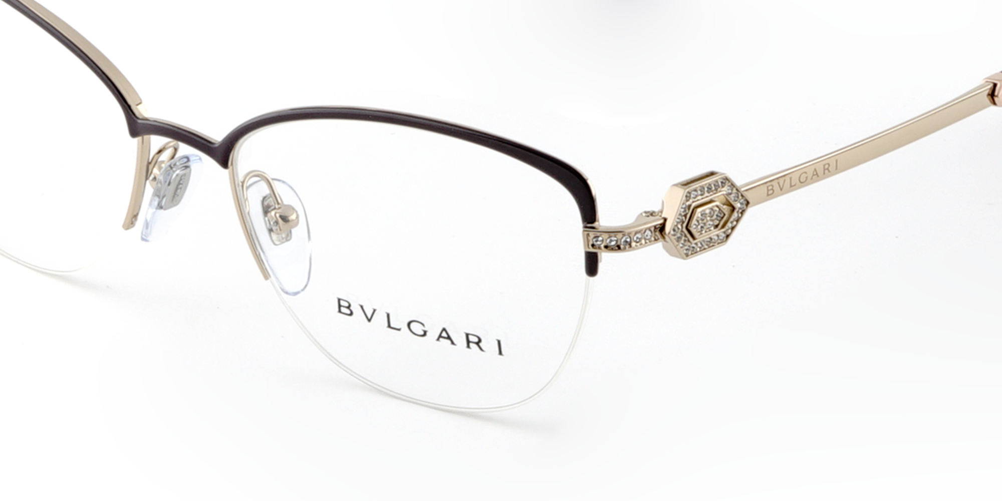 Gọng kính nữ BVLgari chính hãng nữ hợp kim cao cấp 2210B_2035