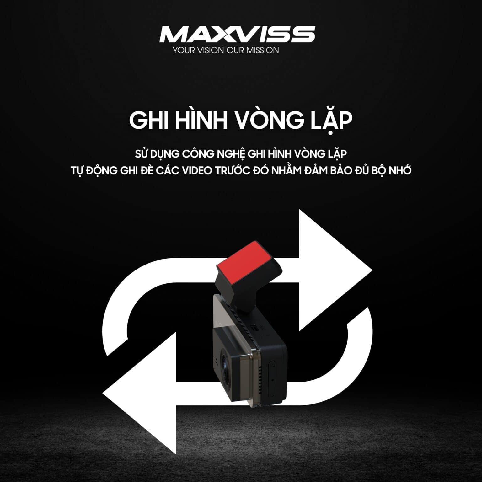 Camera hành trình MAXVISS W15 PRO  Hàng chính hãng