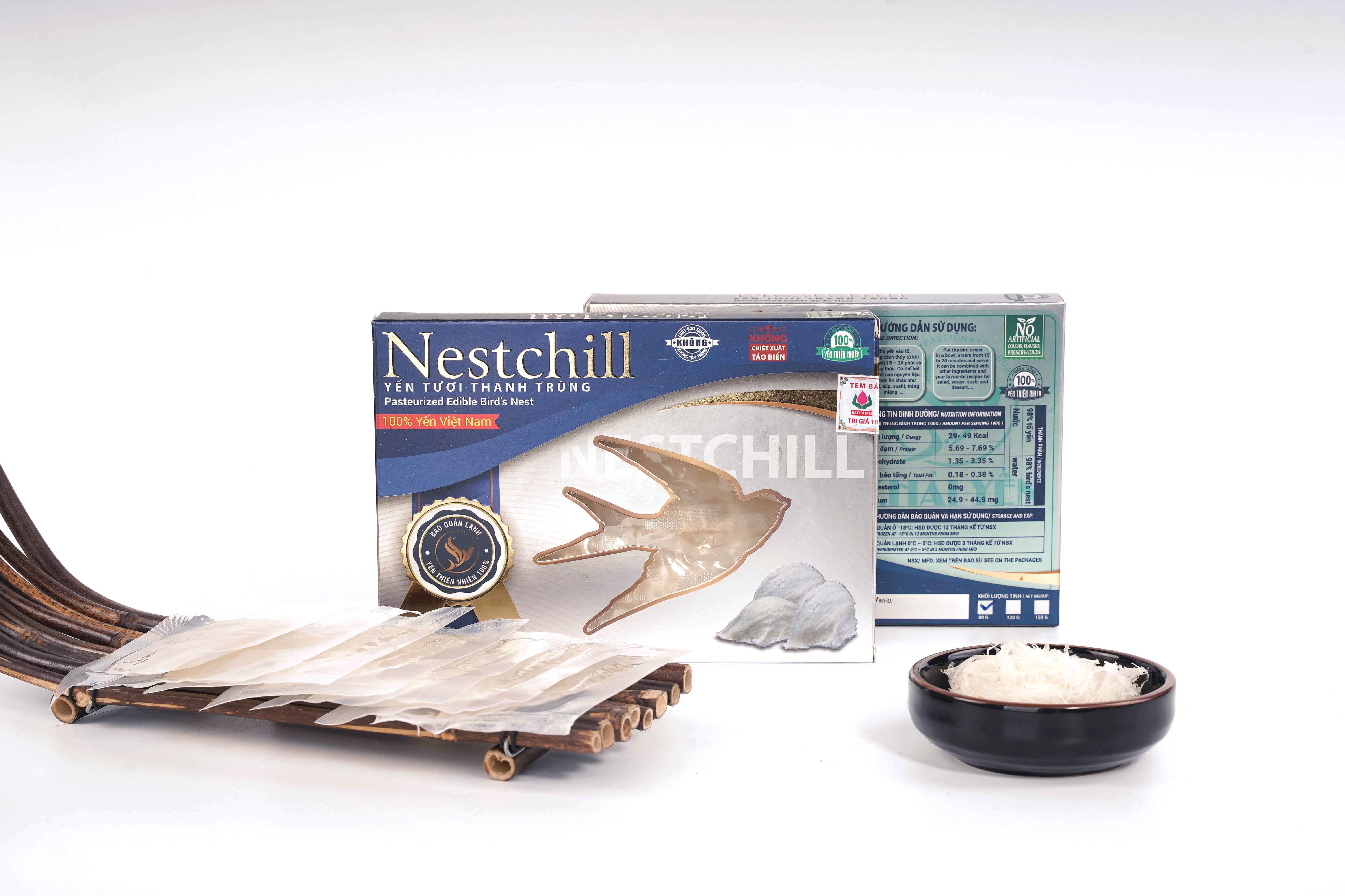 Yến tươi thanh trùng Nestchill 80g, 120g hoặc 150g