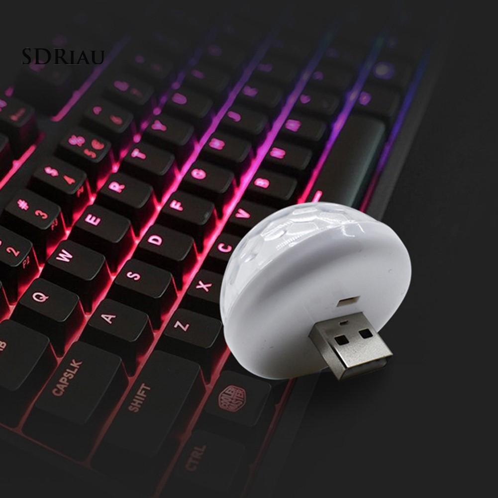 Đèn LED sân khấu mini kết nối cổng USB chuyên dụng cho trang trí nội thất ô tô