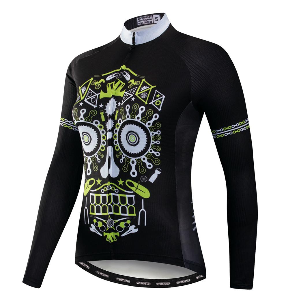 Weimostar Cat Women's Cycling Jersey Long Sleeve Xe đạp Quần áo xe đạp thoáng khí Đường đua xe đạp MTB Bike Tops Color: Model 8 Size: S
