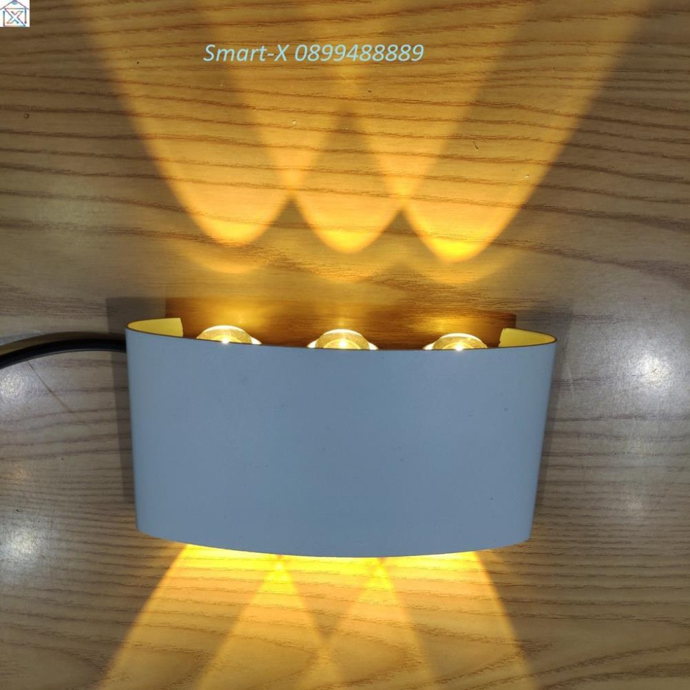 ĐÈN HẮT TƯỜNG 2 ĐẦU , 6 MẮT LED