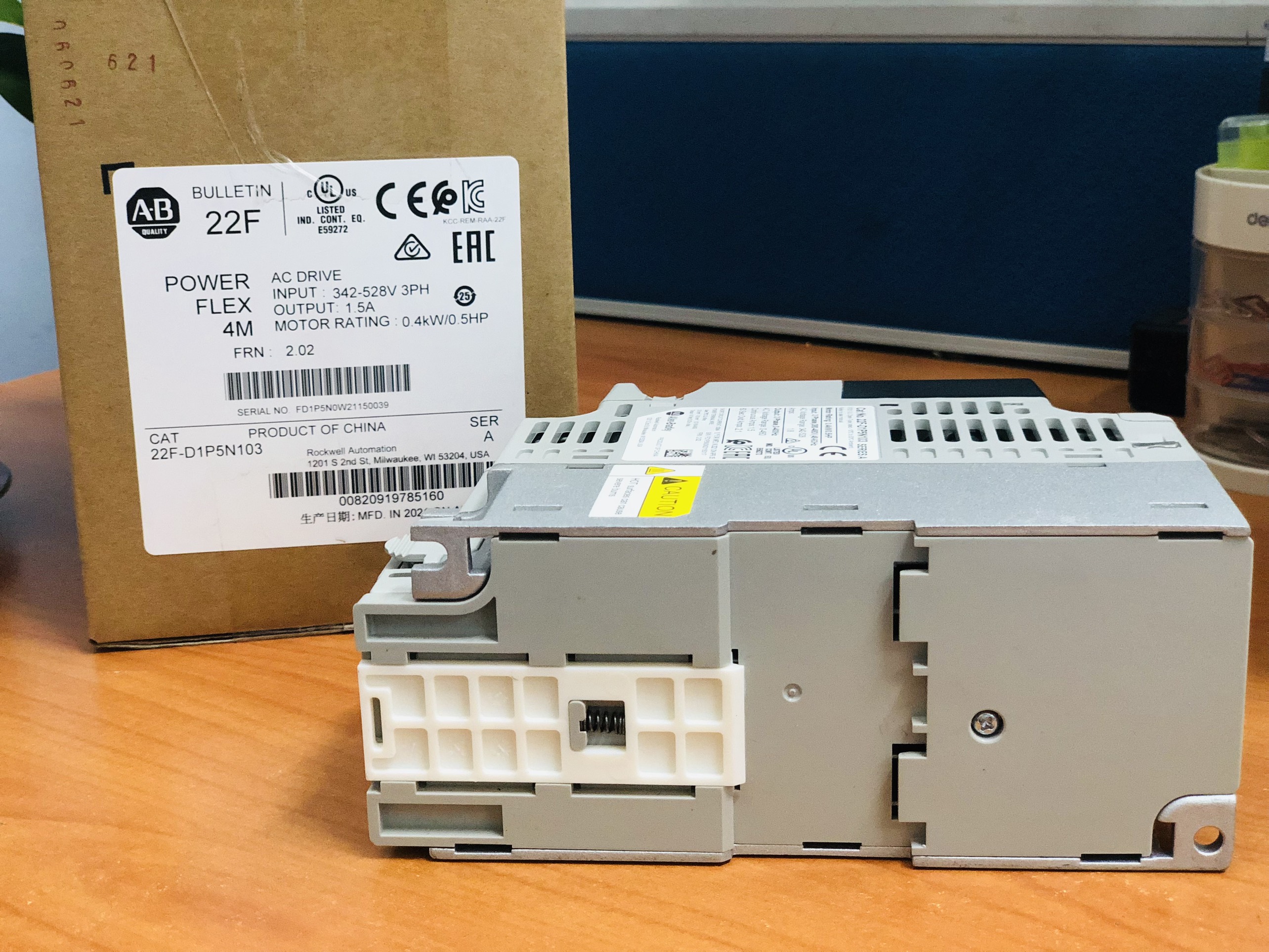 Biến tần ALLEN BRADLEY 22F-D1P5N103 _Hàng Chính Hãng