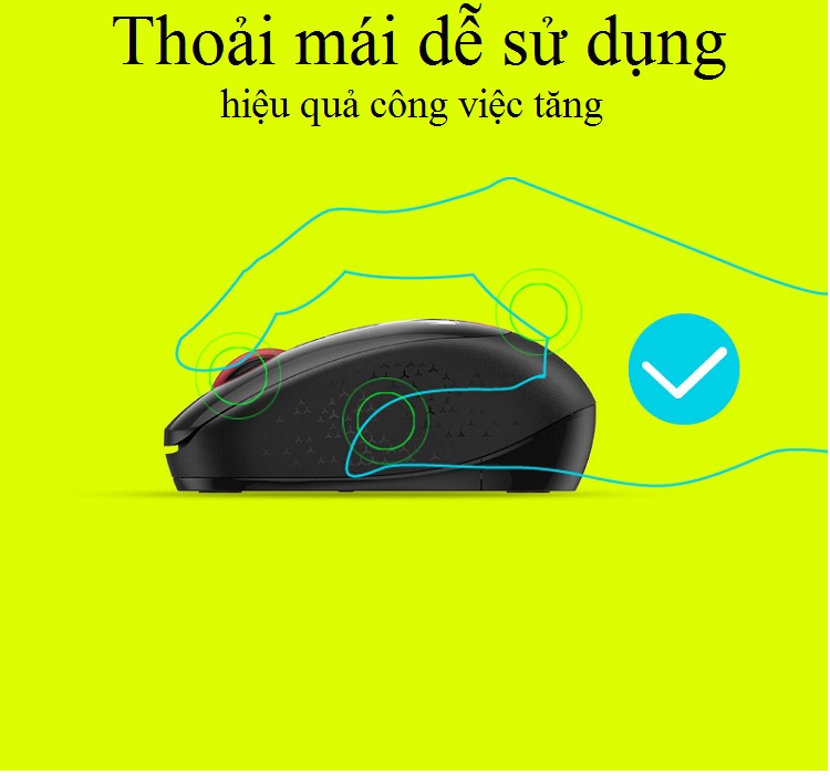 Chuột Không Dây In Hình Nhân Vật Hoạt Hình Dáng Yêu