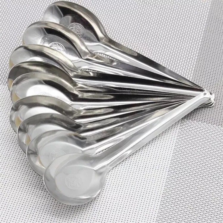 COMBO 10 Muỗng ăn thép không gỉ, muỗng, thìa dùng cho nhà hàng,canteen