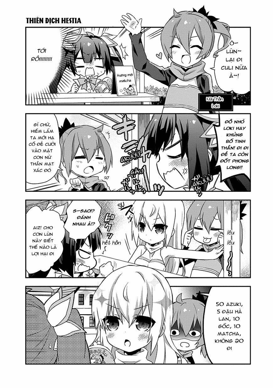 dungeon ni deai o motomeru no wa machigatte iru darou ka 4koma - days of goddess chapter 2 5