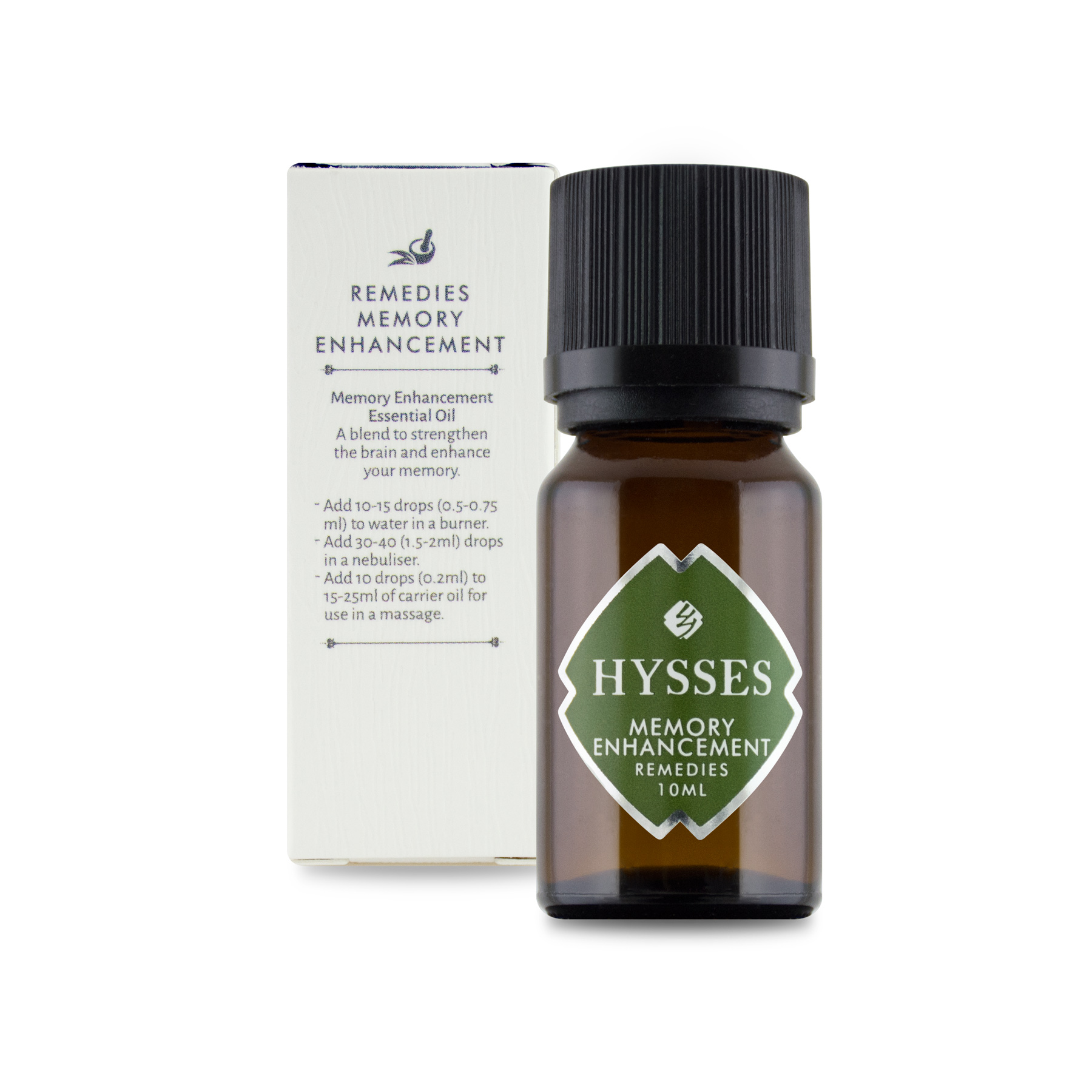 Tinh Dầu Cao Cấp Hysses Remedies Memory Enhancement Cải Thiện Tinh Thần, Hỗ Trợ Trí Nhớ, Giúp Tập Trung Với Tinh Dầu Oải Hương & Trầm Hương Hữu Cơ Tự Nhiên