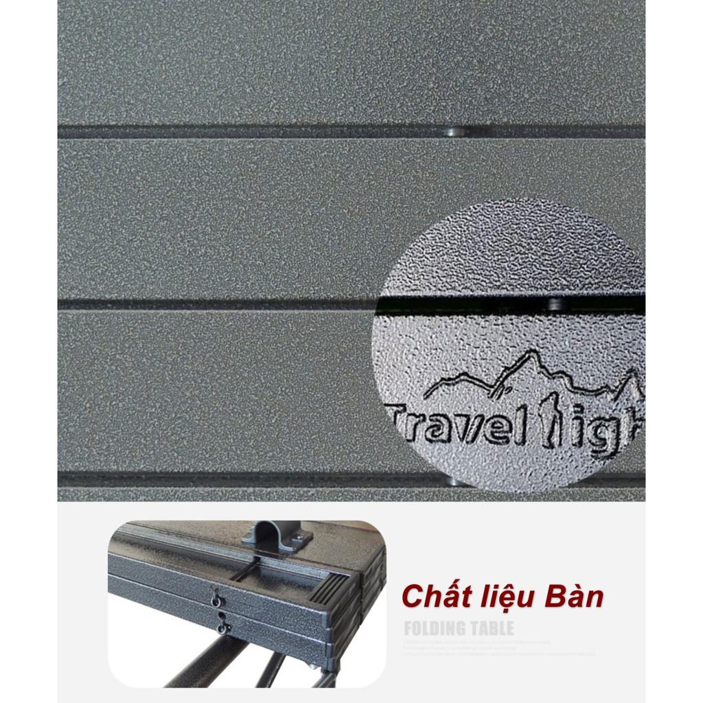 Bộ Bàn 6 ghế Size Lớn xếp gọn đi du lịch cho cả người lớn và trẻ em Travel Light