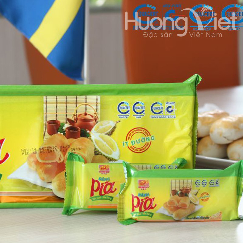 Đặc Sản Sóc Trăng - Bánh Pía Ít Đường Không Trứng 275G, Bánh Pía Sóc Trăng, Bánh Ít Ngọt Ăn Kiêng