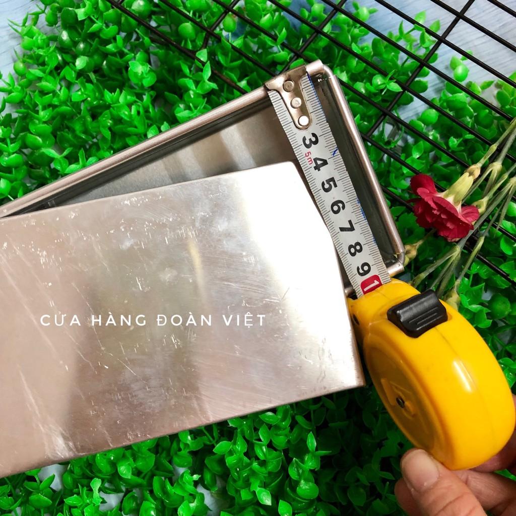 Khuôn Bánh Mì Gối, Bánh Mì Hoa Cúc Bánh Mì Sanwich 8*8*15cm. Khuôn có nắp. dặp thủ công bằng nhôm