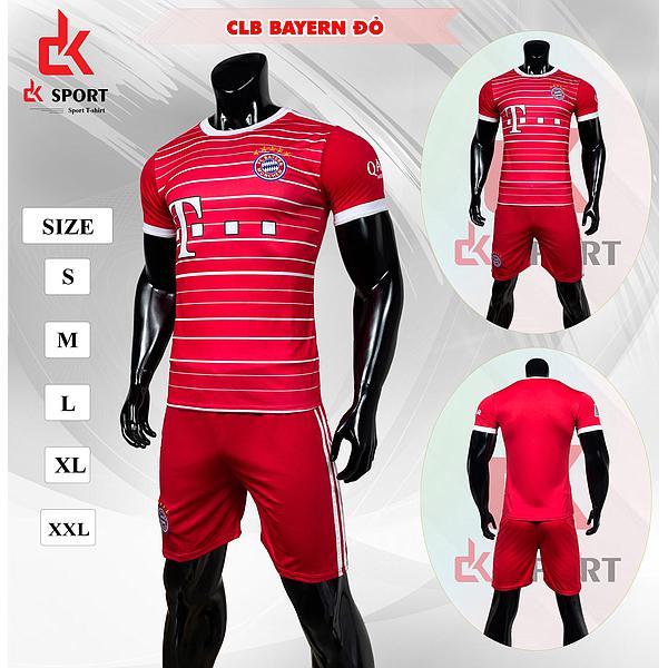 Bộ quần áo đá banh DK CLB Bayern Munich (chất lượng cao, mẫu mã đẹp