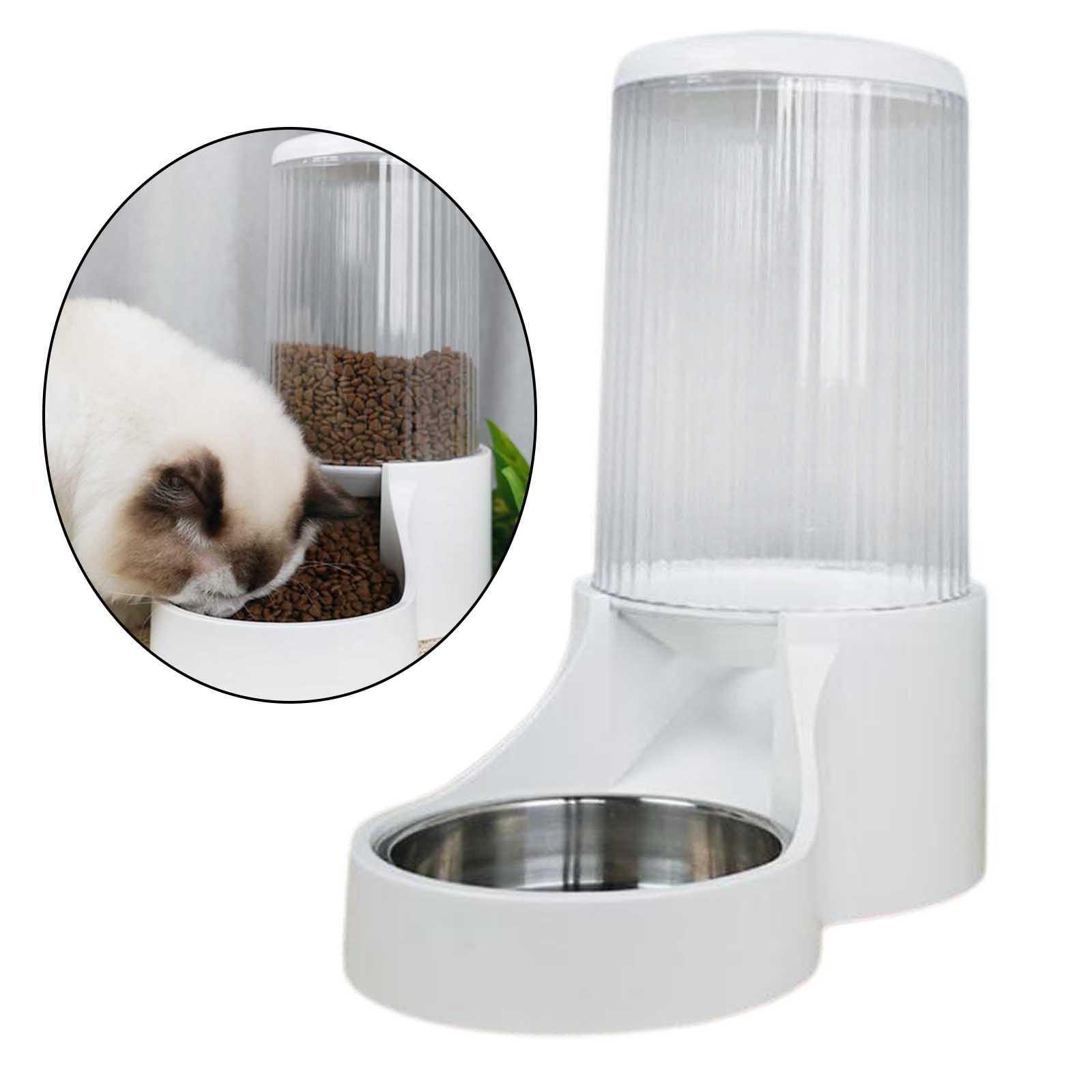 Automatic Feeder Small/Medium/Large Pets Automatic Food Feeder Waterer 2.7L, Travel Supply Feeder and Water Dispenser for Dog Cat Pet Small Animals