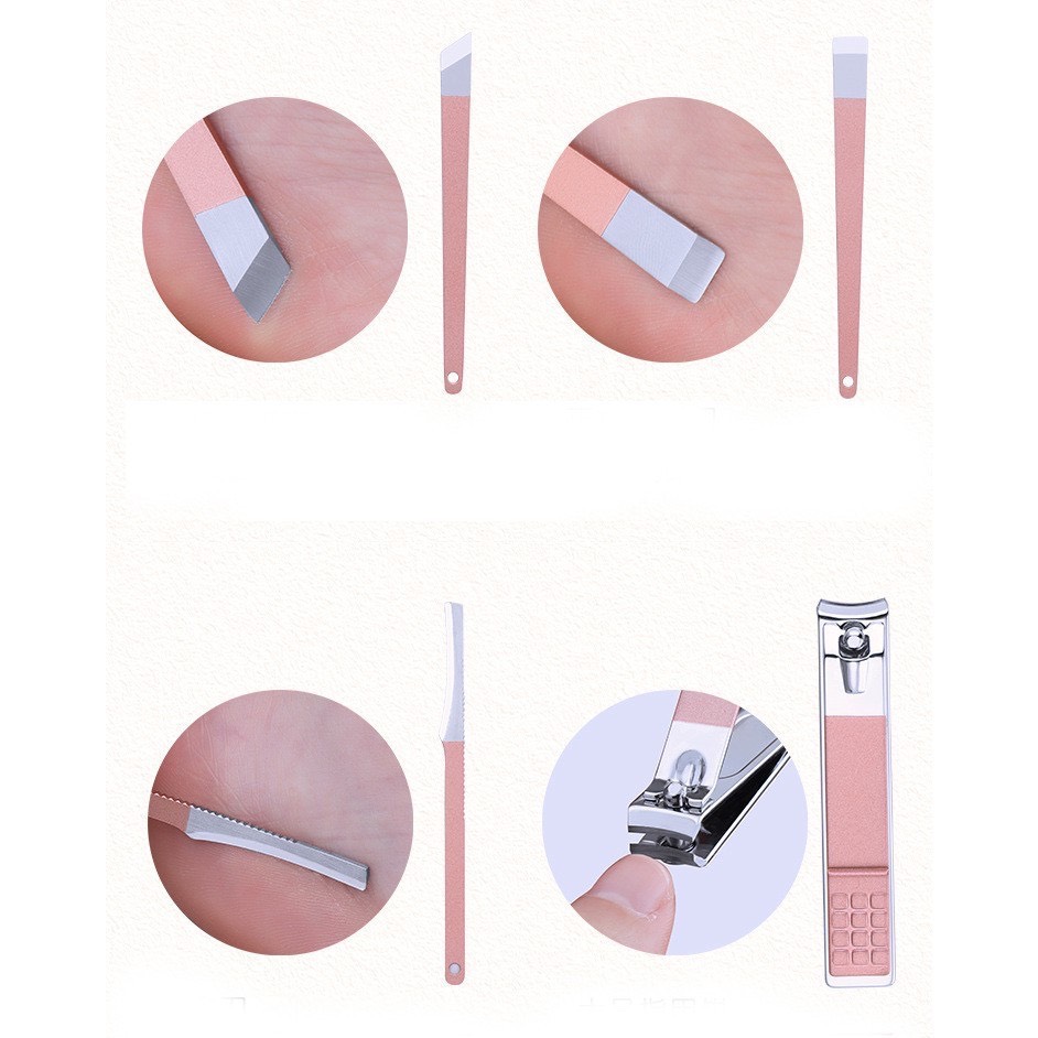 BỘ CẮT MÓNG TAY 18 MÓN VỎ HỘP DA SANG TRỌNG, CAO CẤP - HÀNG CHÍNH HÃNG