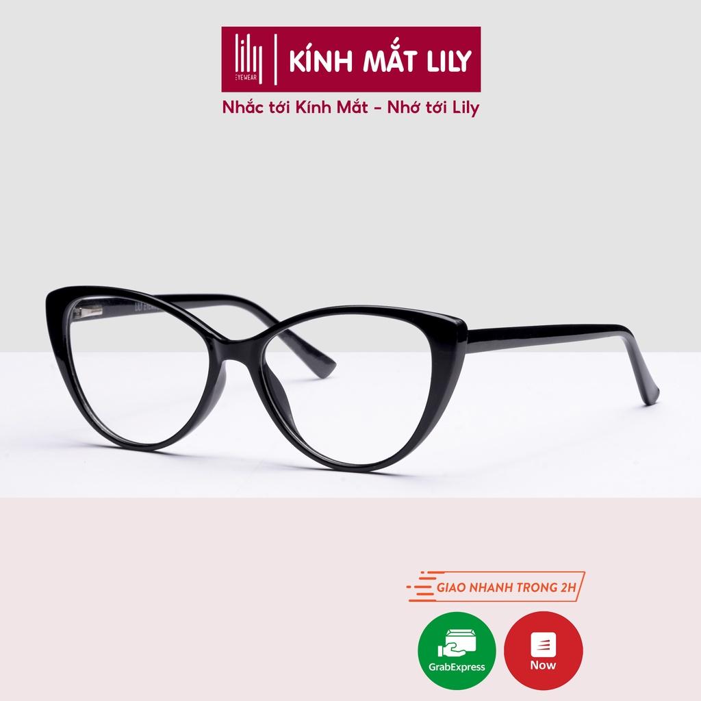 Gọng kính mắt mèo nữ LILYEYEWEAR chất liệu cao cấp kiểu dáng mới lạ thời trang C0012