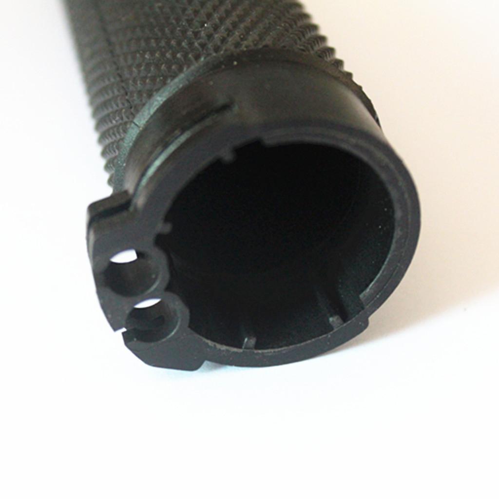 2pcs Black 1'' Motorbike Antiskid Handlebar Grips Fit Harley Glide 883 1200 X 48