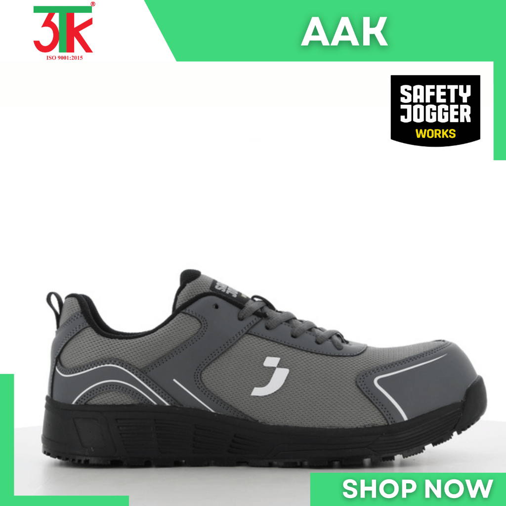 Giày bảo hộ Safety Jogger AAK S1P Chống va đập, chống đâm xuyên , chống tĩnh điện , chống trơn trượt phù hợp trong khu công nghiệp , nhà máy , công trường