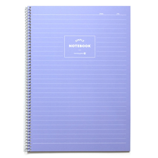 Sổ Lò Xo Simple Morning Glory 81114 - Màu Tím