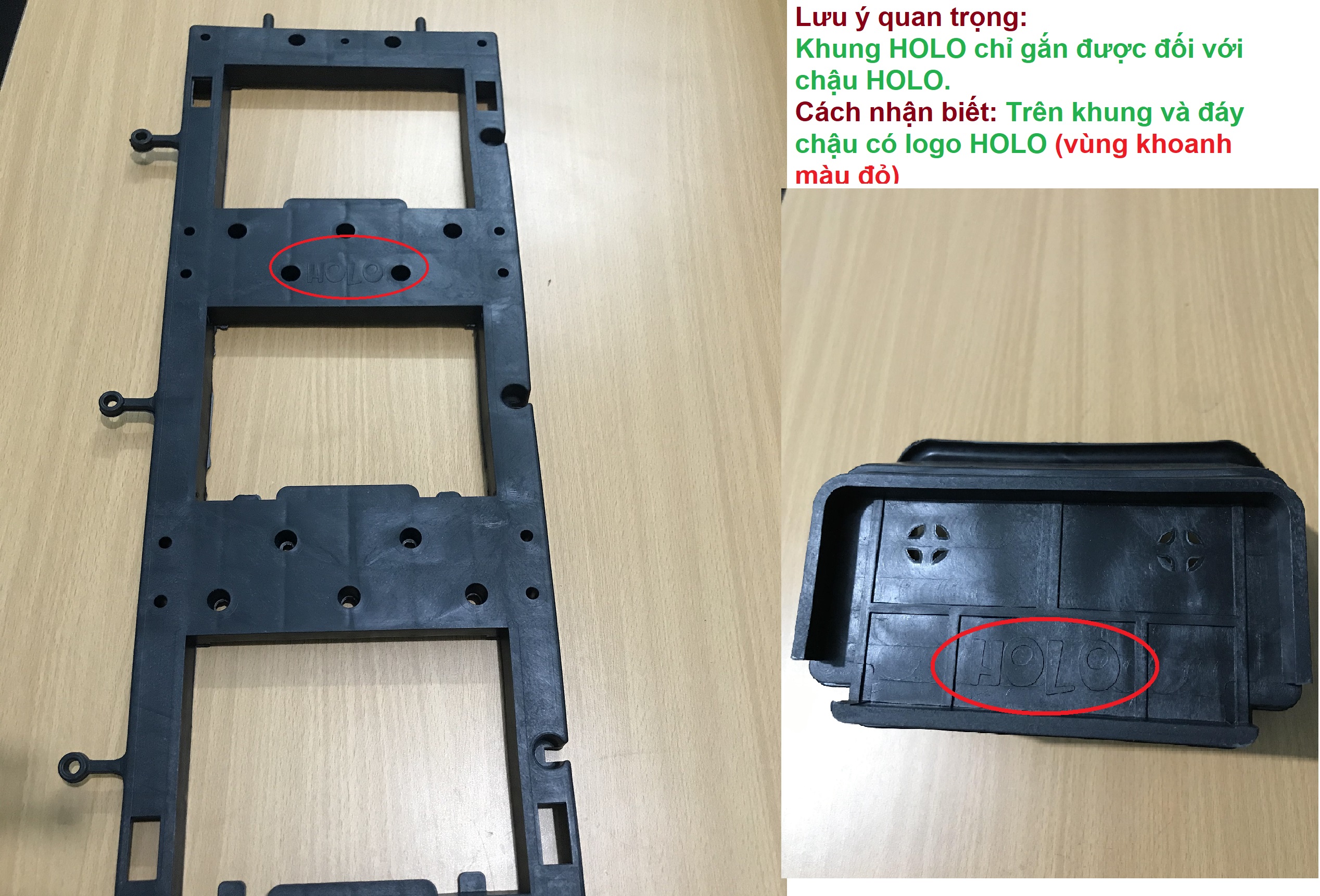 10 Khung vườn tường HOLO - Màu đen