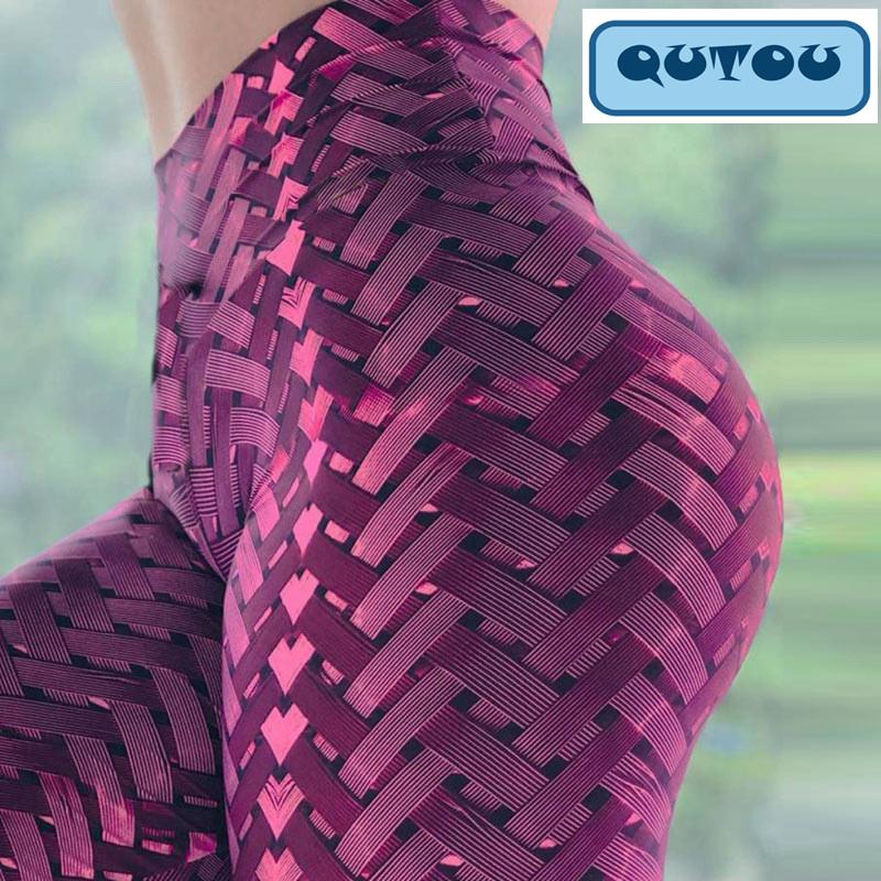 Phụ Nữ Mới Yoga Quần Legging Thun Chất Lượng Cao Đẩy Lên Thun Tập Luyện Scrunch Chiến Lợi Phẩm Quần Lưng Cao, Yoga Quần Legging