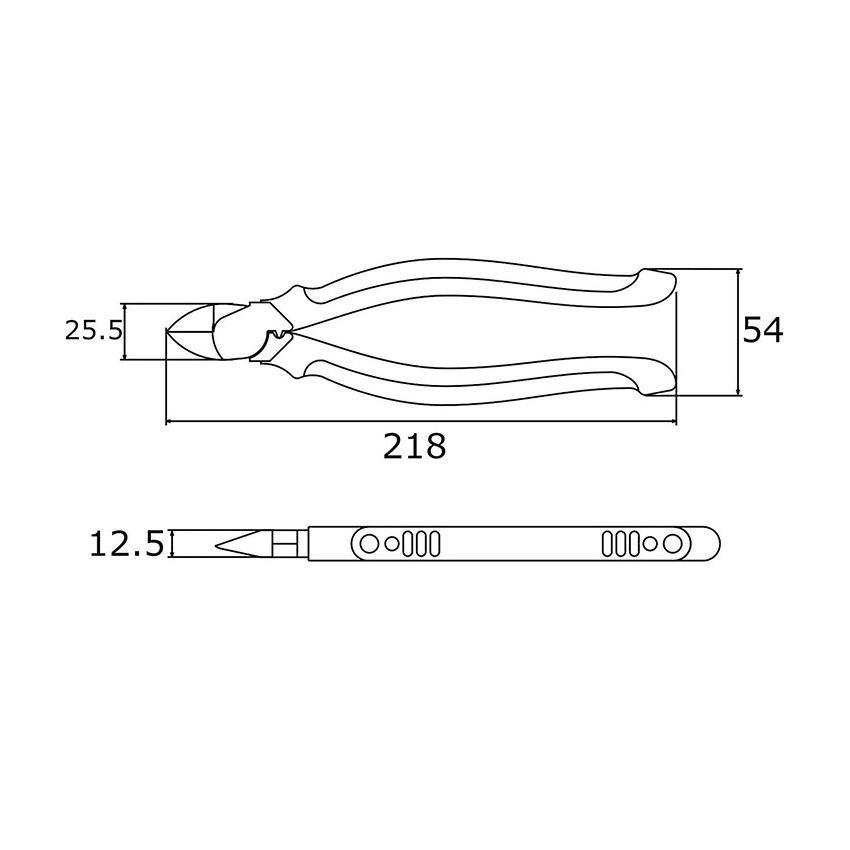 Kìm cắt đa năng Victor 200mm lưỡi mỏng ZV80-200 – Made In Japan