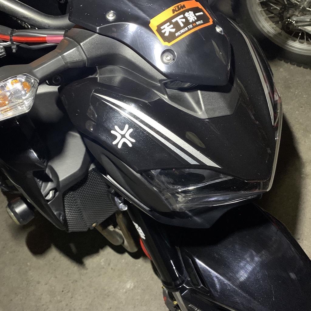 "Tức giận" Xe máy Nhãn dán Vui Phản chiếu Trang trí mũ bảo hiểmđề can Hoạt hình Dễ thương Hình dán
