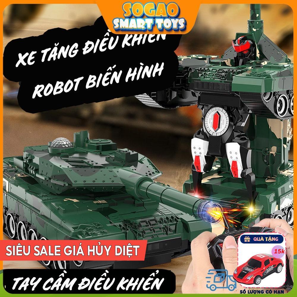 Xe Tăng Điều Khiển Bến Hình Robot Sogao Nhựa Abs Đăc Sắc Cho Bé