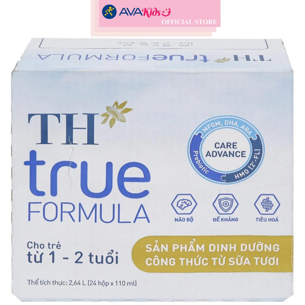 Thùng 24 hộp sữa pha sẵn TH true Formula 110 ml (1 - 2 tuổi)