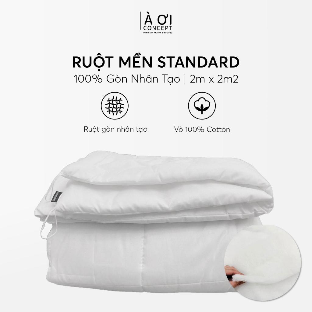 Ruột mền Standard Bông Tấm Cao Cấp À Ơi Concept - Size 2m x 2m2, Vải bọc 100% Cotton Hàn Quốc