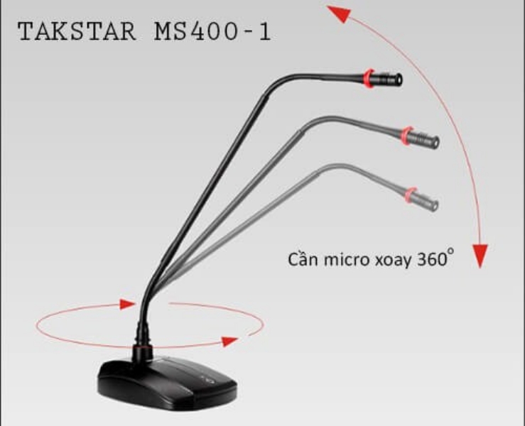Micro Hội Nghị Takstar MS 400-1 - Hàng Chính Hãng