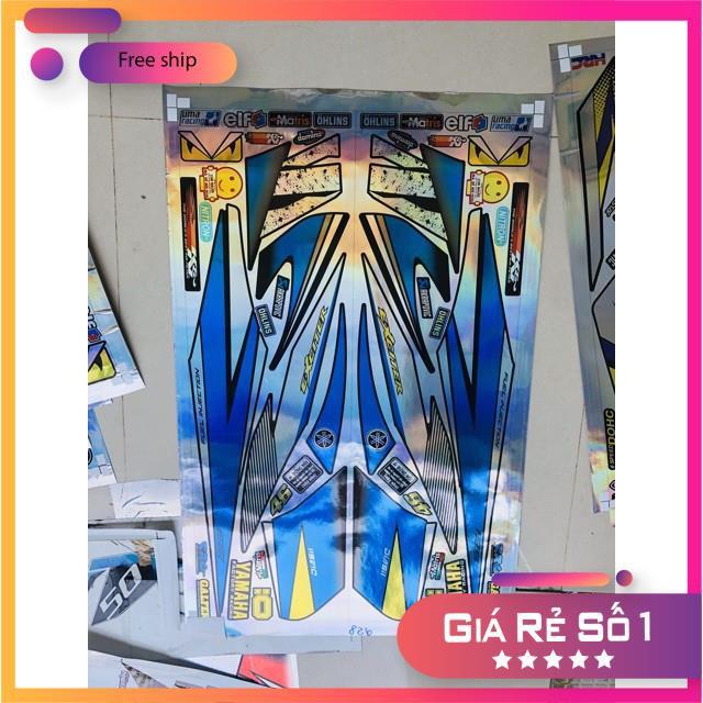 Tem rời dành cho xe Exciter 2010 spark Crom titan 7 màu