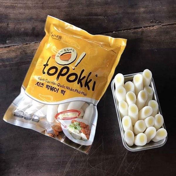 Bánh gạo tokbokki nhân phô mai - Sannadle chính hãng