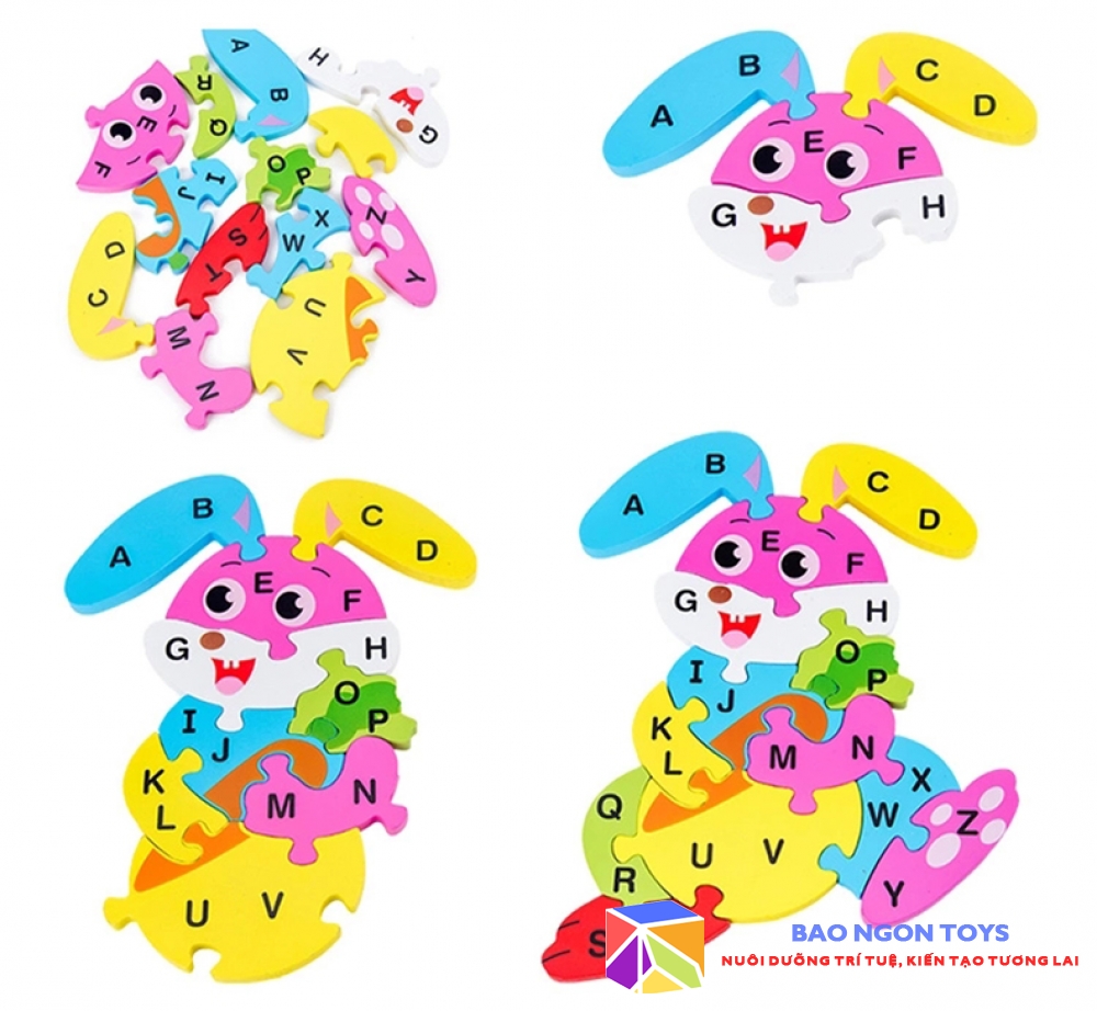 ĐỒ CHƠI GỖ GHÉP HÌNH SIZE LỚN NHIỀU CHỦ ĐỀ GIÚP BÉ HỌC BẢNG CHỮ CÁI TIẾNG ANH VÀ NHẬN BIÊT HÌNH DẠNG