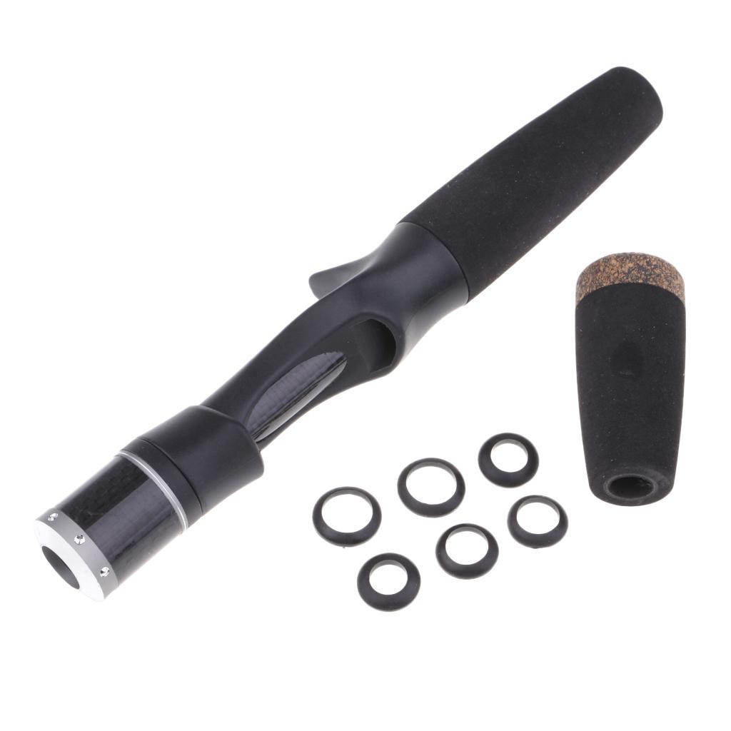 Fishing Rod Cork Handle with Reel Seat Set Rod Building and Repairs