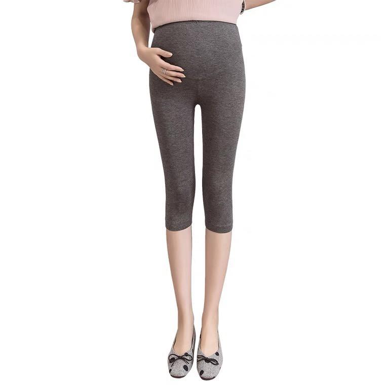 Quần bầu, quần legging lửng nâng mông, chất cotton dày đẹp co dãn 4 chiều, freesize 40-70kg