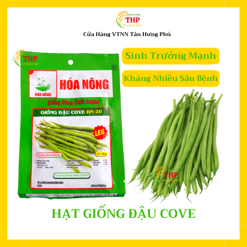 Hạt giống Đậu Cove HN-20 | Hạt Giống | gói 20gr