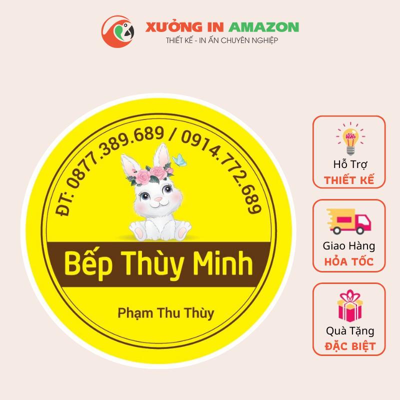 In Tem Nhãn Giấy Cán Màng Bóng – Decal Dán Thiết Kế Theo Yêu Cầu Số Lượng Ít Khổ A3