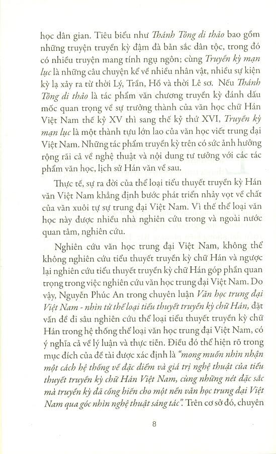 Sách Văn Học Trung Đại Việt Nam Nhìn Từ Thể Loại Tiểu Thuyết Truyền Kỳ Chữ Hán